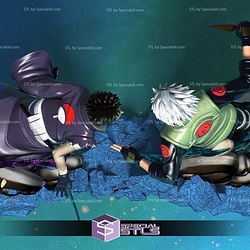 Obito vs Kakashi Battle 3D Printer Files
