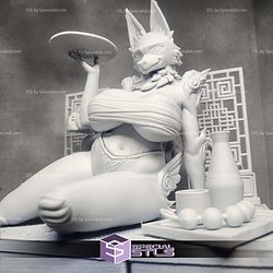 Okami Amaterasu Thick Furry 3D Printer Files