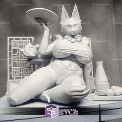 Okami Amaterasu Thick Furry 3D Printer Files