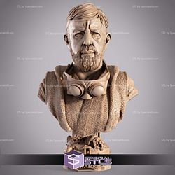 Old Ben Kenobi Portrait Bust 3D Printer Files