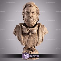 Old Ben Kenobi Portrait Bust 3D Printer Files