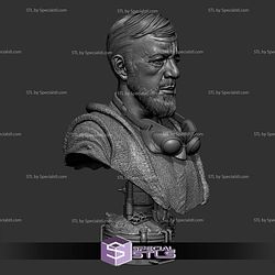 Old Ben Kenobi Portrait Bust 3D Printer Files