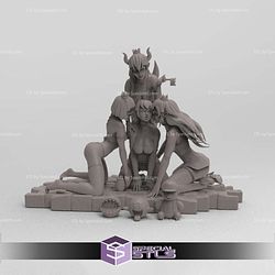 Peach Bowsete Booete and Chompete 3D Printer Files