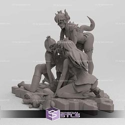 Peach Bowsete Booete and Chompete 3D Printer Files