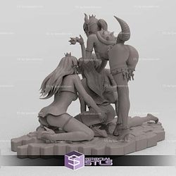 Peach Bowsete Booete and Chompete 3D Printer Files