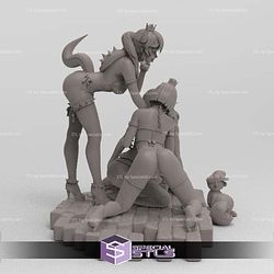 Peach Bowsete Booete and Chompete 3D Printer Files