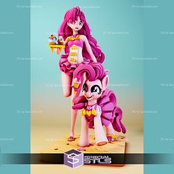 Pink Beach Sand Set My Little Pony 3D Printer Files