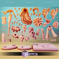 Pink Beach Sand Set My Little Pony 3D Printer Files