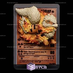 Pokemon 3D Card Collection Arcanine STL