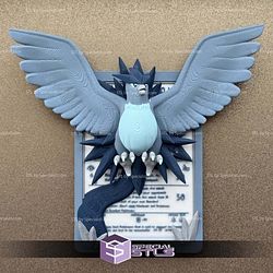 Pokemon 3D Card Collection Articuno STL