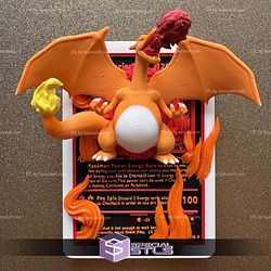 Pokemon 3D Card Collection Charizard STL