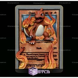 Pokemon 3D Card Collection Charmeleon STL