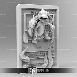 Pokemon 3D Card Collection Charmeleon STL