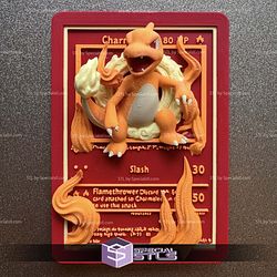 Pokemon 3D Card Collection Charmeleon STL