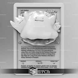 Pokemon 3D Card Collection Ditto STL
