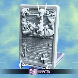 Pokemon 3D Card Collection Dragonair STL