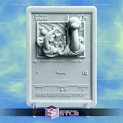 Pokemon 3D Card Collection Dratini STL