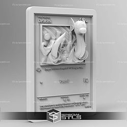 Pokemon 3D Card Collection Dratini STL