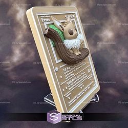 Pokemon 3D Card Collection Eevee STL