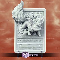 Pokemon 3D Card Collection Flareon STL