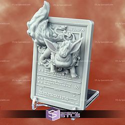 Pokemon 3D Card Collection Flareon STL