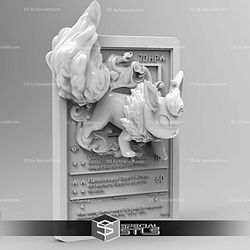 Pokemon 3D Card Collection Flareon STL