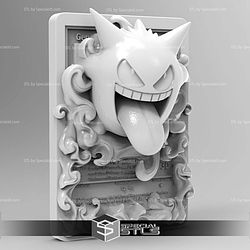 Pokemon 3D Card Collection Gengar STL