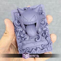 Pokemon 3D Card Collection Gengar STL
