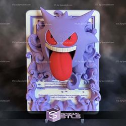 Pokemon 3D Card Collection Gengar STL