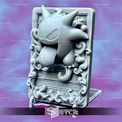 Pokemon 3D Card Collection Gengar STL
