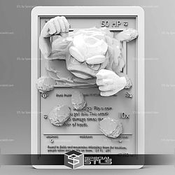 Pokemon 3D Card Collection Geodude STL