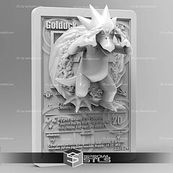Pokemon 3D Card Collection Golduck STL