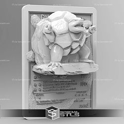 Pokemon 3D Card Collection Golem STL