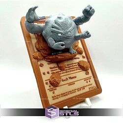 Pokemon 3D Card Collection Graveler STL