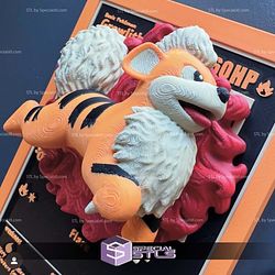 Pokemon 3D Card Collection Growlithe STL