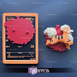 Pokemon 3D Card Collection Growlithe STL