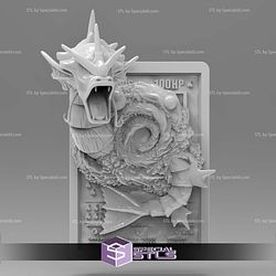 Pokemon 3D Card Collection Gyarados STL
