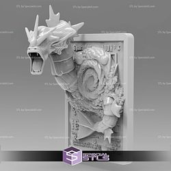 Pokemon 3D Card Collection Gyarados STL