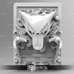 Pokemon 3D Card Collection Haunter STL