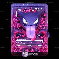 Pokemon 3D Card Collection Haunter STL