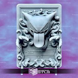 Pokemon 3D Card Collection Haunter STL
