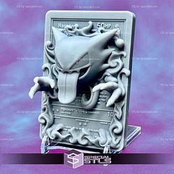 Pokemon 3D Card Collection Haunter STL