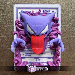 Pokemon 3D Card Collection Haunter STL