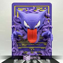 Pokemon 3D Card Collection Haunter STL