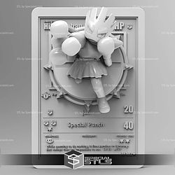 Pokemon 3D Card Collection Hitmonchan STL