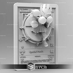 Pokemon 3D Card Collection Hitmonchan STL