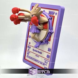 Pokemon 3D Card Collection Hitmonchan STL