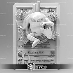 Pokemon 3D Card Collection Hitmonlee STL