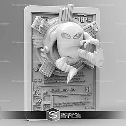 Pokemon 3D Card Collection Hitmonlee STL