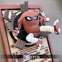 Pokemon 3D Card Collection Hitmonlee STL